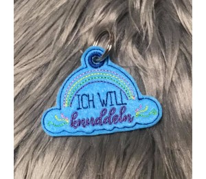 Alles wird gut FREEBIE 8 - Anhänger ITH - Ich will knuddeln